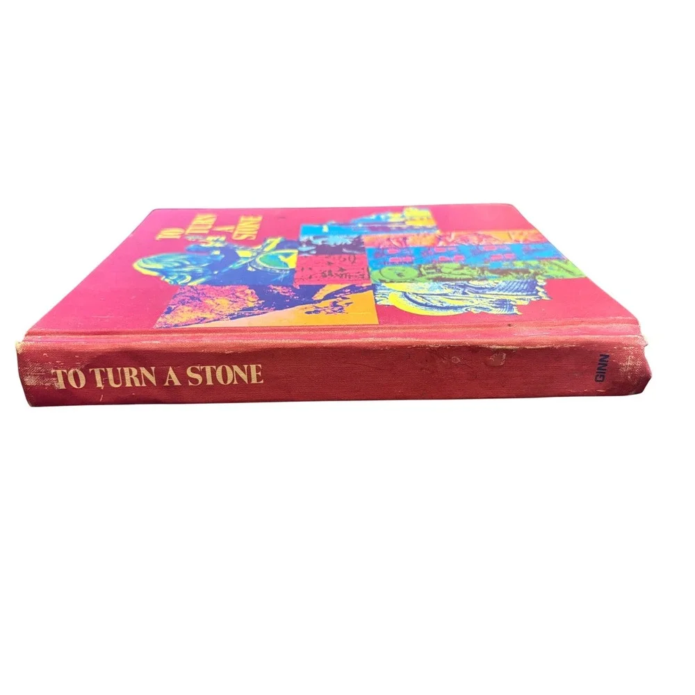 VTG‎ To Turn A Stone Ginn Reading Book Hardcover 1970 School Reader